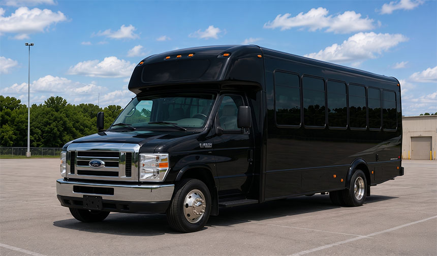 20-passenger minibus available for charter in Menifee, CA